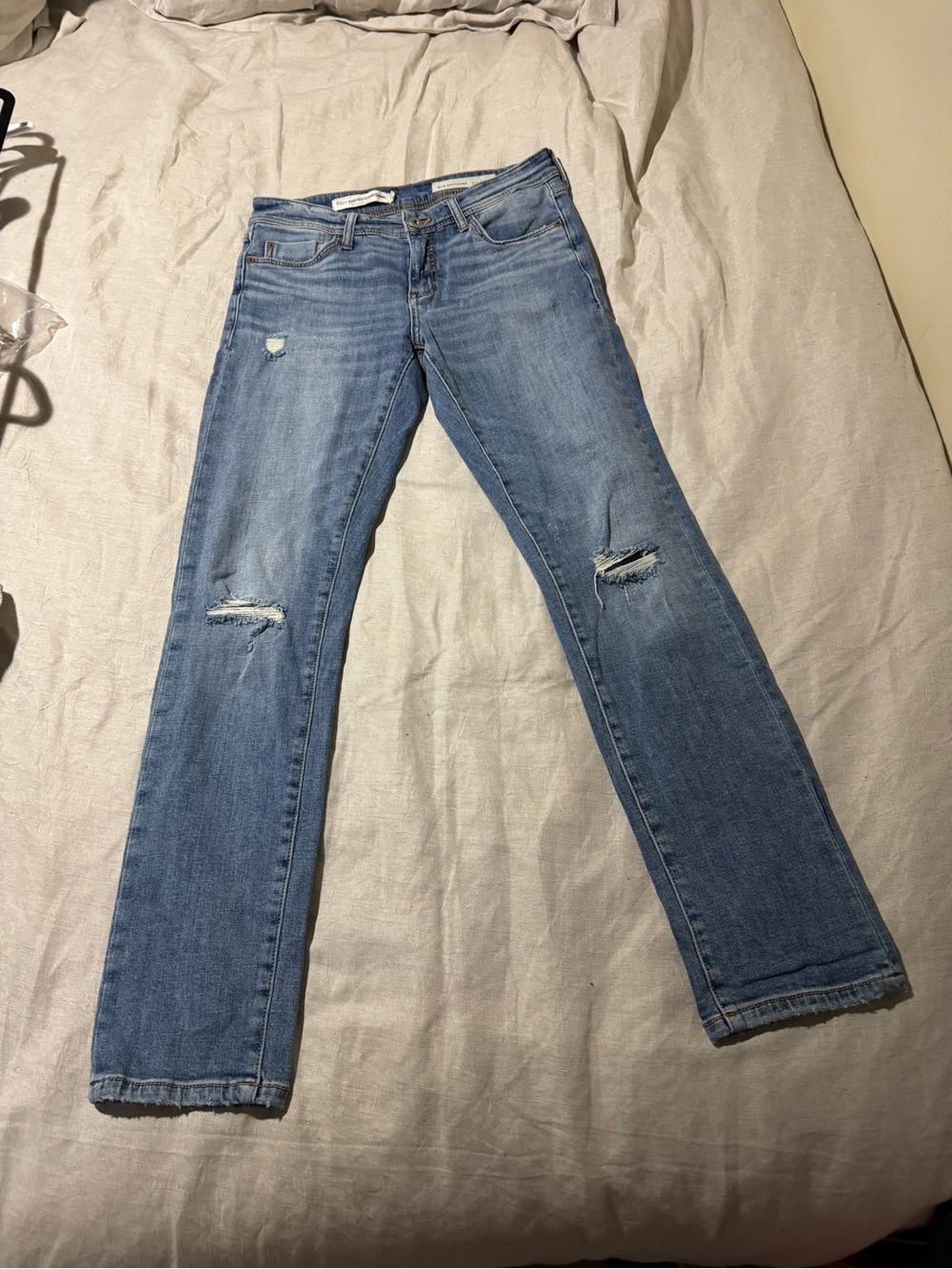 Pilcro & The Letterpress by Anthropologie Distressed Jeans Women Size 25